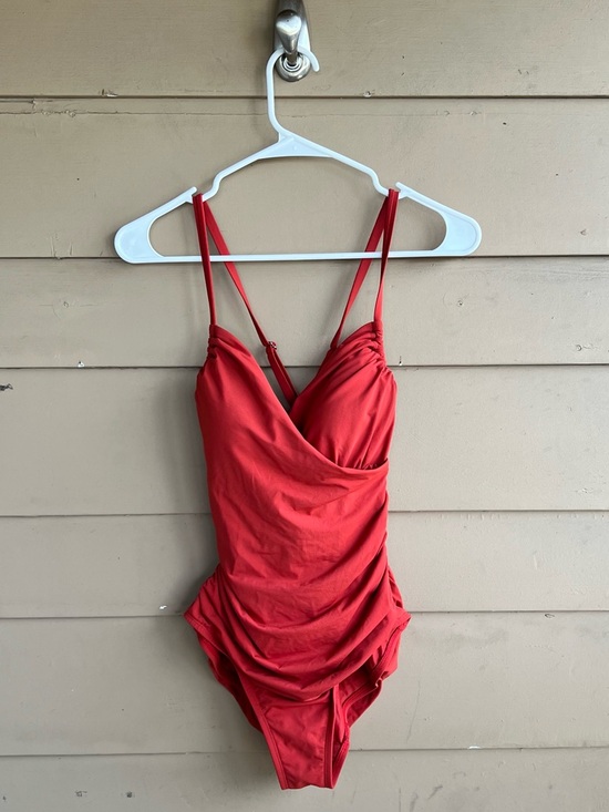 CALIA by Carrie Underwood Other - Calia One Piece Ruched Bathing Suit Size 8 Modest Summer Beach